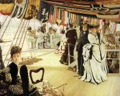 詹姆斯 蒂索 : The Ball on Shipboard